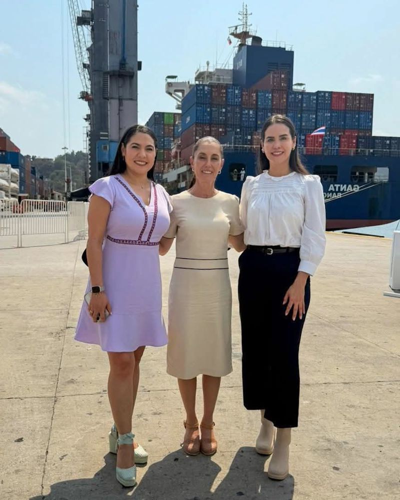 En este momento estás viendo Indira Vizcaíno subraya posición estratégica de Manzanillo, durante la supervisión de la presidenta Sheinbaum por Asipona