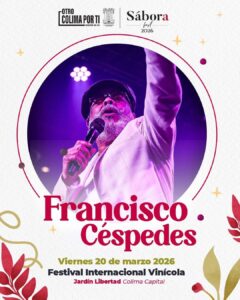 Lee más sobre el artículo Francisco Céspedes se presenta este viernes en el Sábora Fest 2026