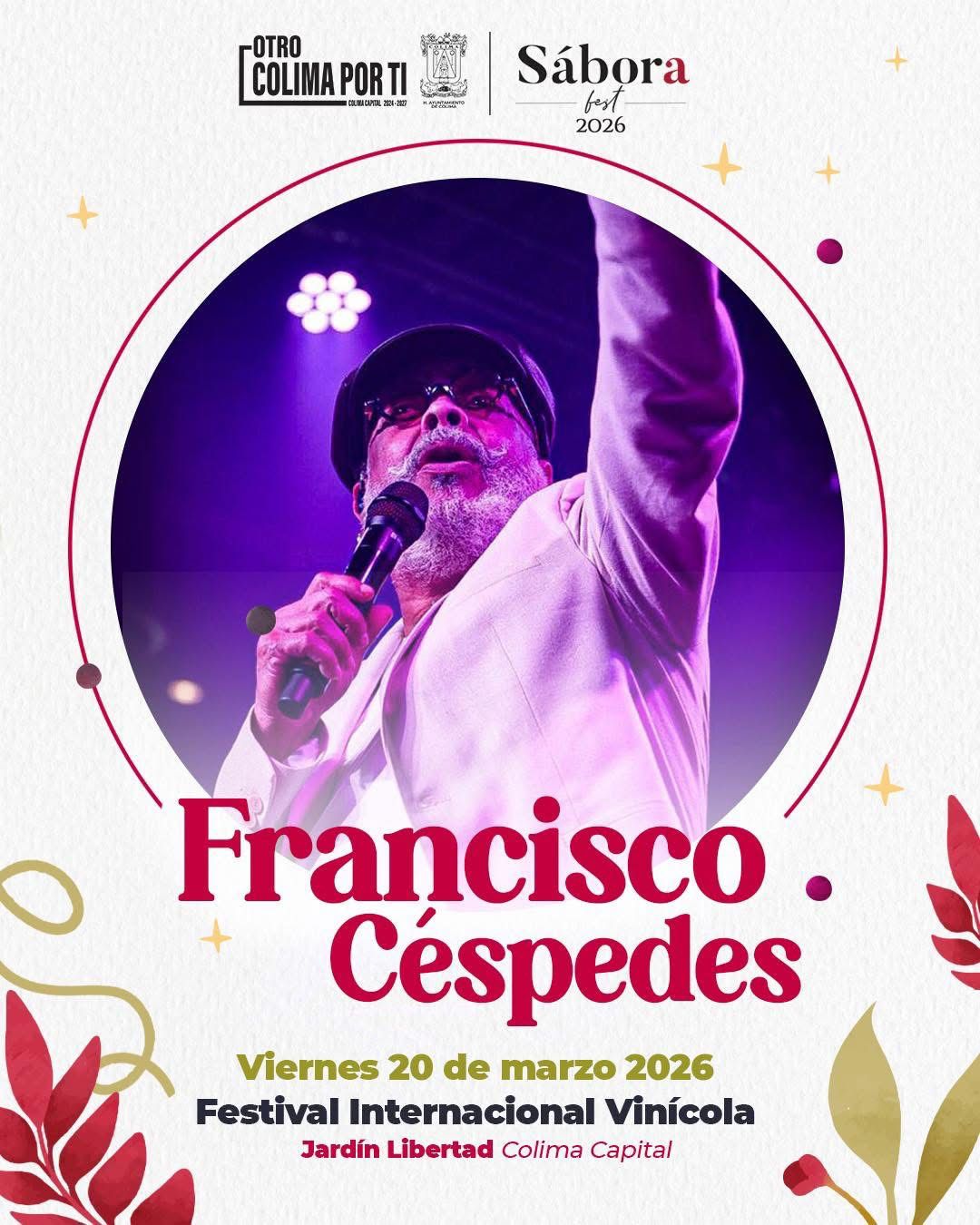 En este momento estás viendo Francisco Céspedes se presenta este viernes en el Sábora Fest 2026