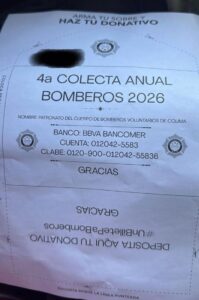 Lee más sobre el artículo Colecta en escuelas es para Bomberos de Colima, no para Bomberos Tecomán