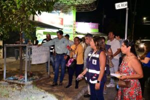 Lee más sobre el artículo Supervisa gobierno de Riult Rivera alumbrado público en recorrido nocturno en La Albarrada para garantizar calles iluminadas