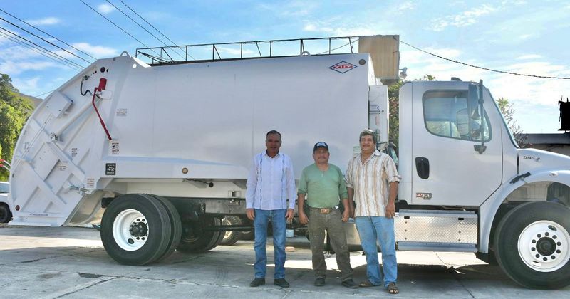 En este momento estás viendo Entra en funciones nuevo camión de recolector para atender el servicio sanitario en Semana Santa en Armería