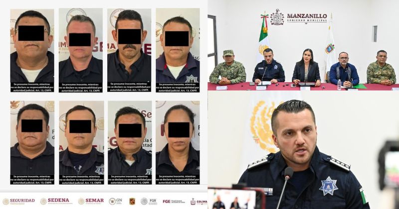 En este momento estás viendo FGE detiene a 8 elementos de la Policía Municipal de Manzanillo por presuntos vínculos con la delincuencia organizada