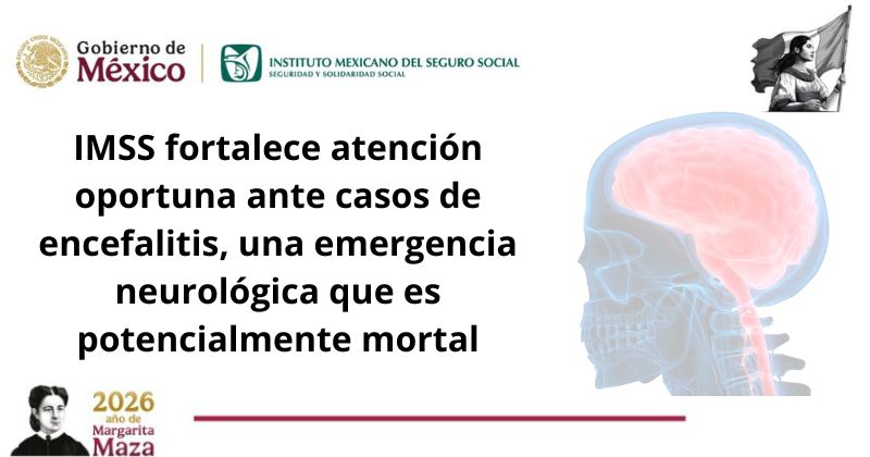 En este momento estás viendo IMSS fortalece atención oportuna ante casos de encefalitis, una emergencia neurológica que es potencialmente mortal