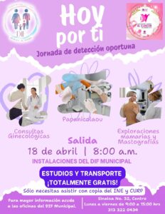 Lee más sobre el artículo DIF Armería invita a jornada gratuita de detección oportuna de Cáncer de mama