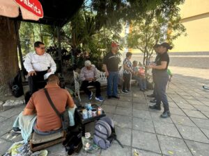 Lee más sobre el artículo Policía Municipal realiza recorrido de proximidad en el centro de Colima