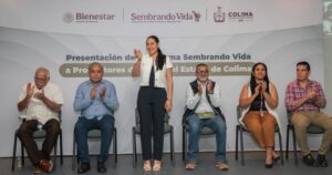 Lee más sobre el artículo Indira Vizcaíno encabezó la presentación del Programa Sembrando Vida arroceros en Colima