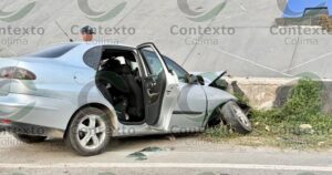 Lee más sobre el artículo Queda prensado tras brutal choque en el puente a Playa El Paraíso