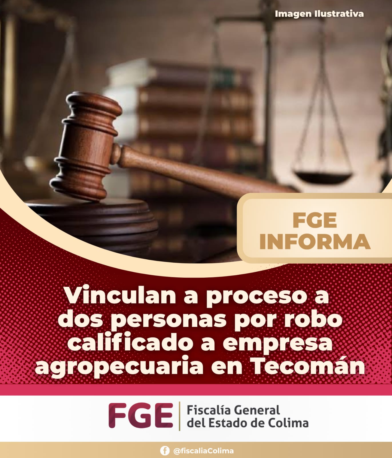 En este momento estás viendo Vinculan a proceso a dos personas por robo calificado a empresa agropecuaria en Tecomán