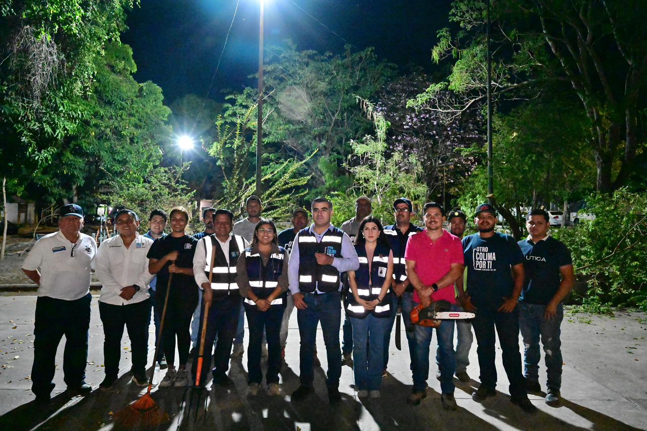 En este momento estás viendo Riult Rivera reporta colonias mejor iluminadas y anuncia recorridos en todo Colima