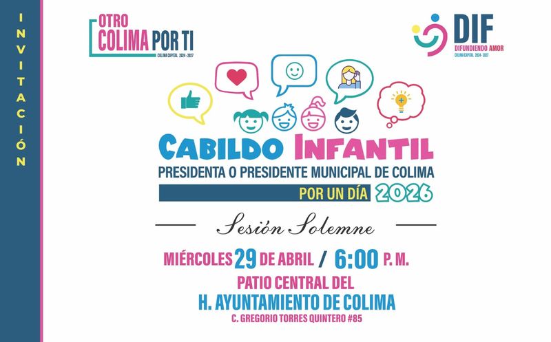 En este momento estás viendo Cabildo Infantil en Colima dará voz y liderazgo a niñas y niños