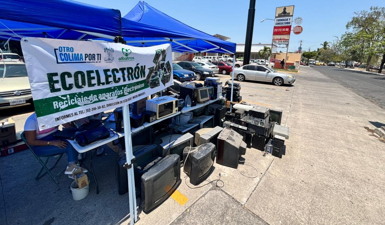 En este momento estás viendo Recolecta Ayuntamiento de Colima más de tres toneladas de electrónicos con Ecoelectrón