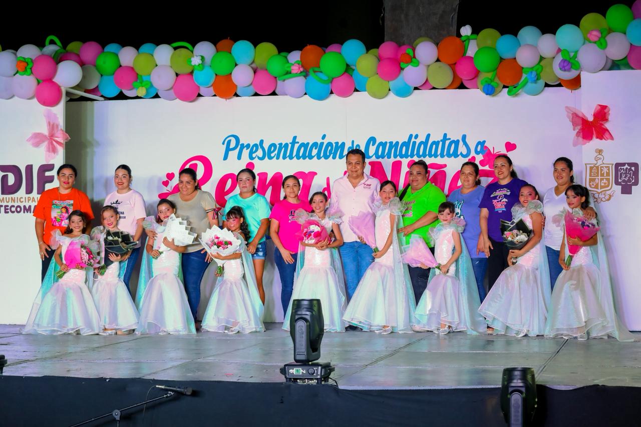 En este momento estás viendo Brilla talento infantil en la presentación de aspirantes a Reina de la Niñez Tecomense 2026