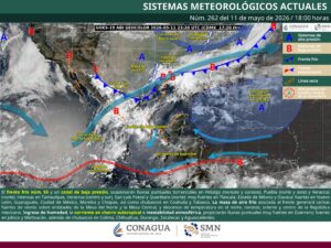 Lee más sobre el artículo SMN prevé chubascos y temperaturas de hasta 45 °C en Colima este martes