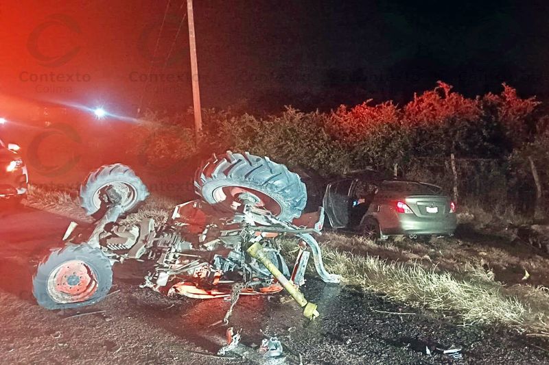 En este momento estás viendo Menor de 13 años entre los heridos tras choque y volcadura de tractor en Tecomán