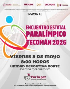 Lee más sobre el artículo Tecomán será sede del Encuentro Estatal Paralímpico 2026