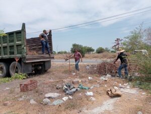 Lee más sobre el artículo Intensifican labores de limpieza y retiro de ramas en Tecomán