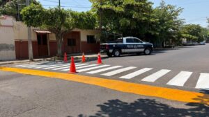Lee más sobre el artículo Mejoran señalización vial en la calle Medellín para fortalecer la seguridad en el municipio de Colima