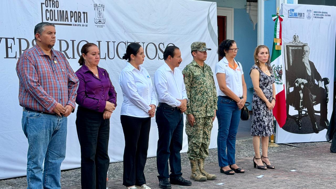 En este momento estás viendo Ayuntamiento de Colima conmemora el legado de Venustiano Carranza a 106 años de su fallecimiento