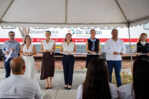 Lee más sobre el artículo Rosi Bayardo destaca coordinación con Grupo México para fortalecer la atención médica en Manzanillo