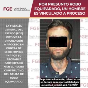 Lee más sobre el artículo Por presunto robo equiparado, un hombre es vinculado a proceso