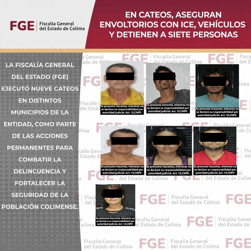 En este momento estás viendo En cateos, aseguran envoltorios con ICE, vehículos y detienen a siete personas