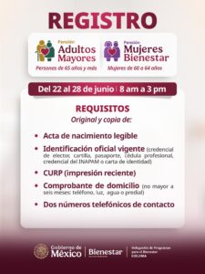 Lee más sobre el artículo Del 22 al 28 de junio se realiza el registro a las Pensiones para Adultos Mayores y Mujeres Bienestar: Rosario Silva