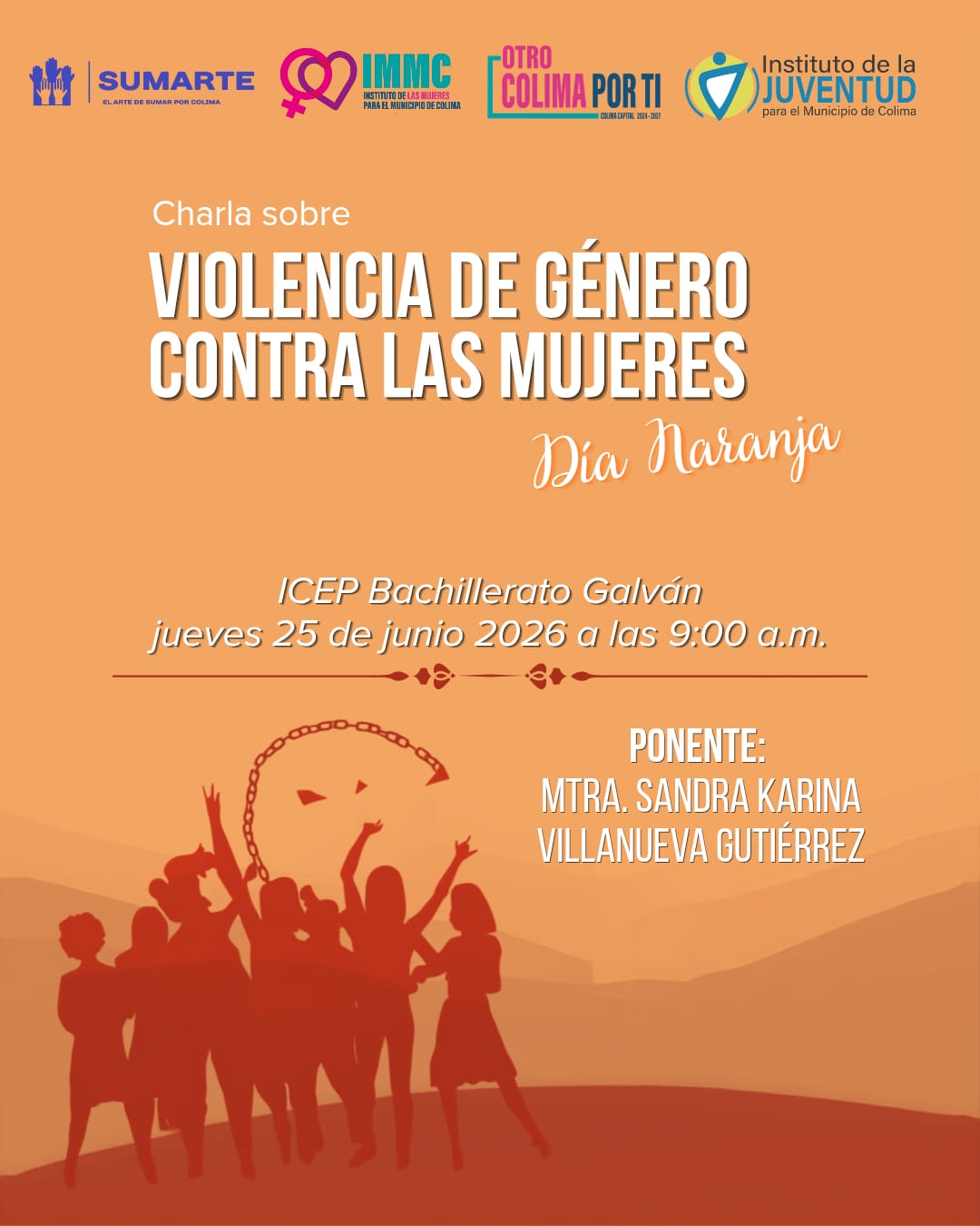 En este momento estás viendo Promueven cultura de respeto e igualdad entre estudiantes con jornada del Día Naranja