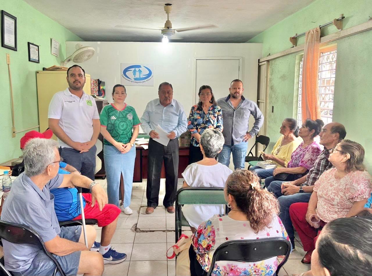 En este momento estás viendo PVEM y jubilados de Tecomán fortalecen diálogo y previenen riesgos por altas temperaturas