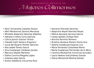 Lee más sobre el artículo Emiten resultados para integrar el Parlamento Abierto de Mujeres Colimenses 2026