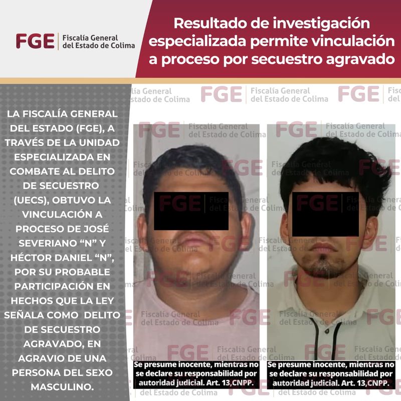 En este momento estás viendo Resultado de investigación especializada permite vinculación a proceso por secuestro agravado