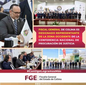 Lee más sobre el artículo Fiscal General de Colima es designado representante de la Zona Occidente de la Conferencia Nacional de Procuración de Justicia