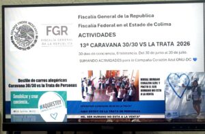Lee más sobre el artículo Participa FGR en 13ª edición de la caravana 30/30 contra la trata de personas en Colima