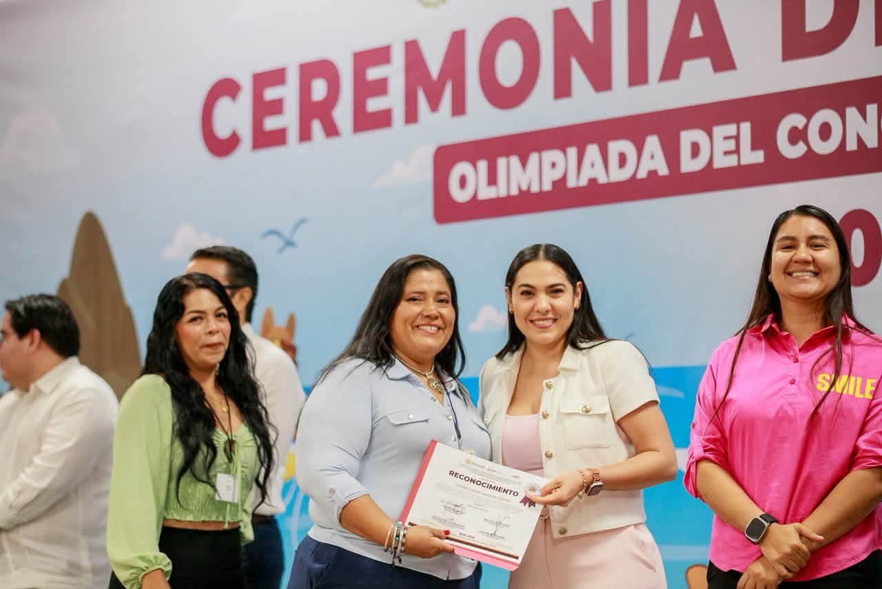 En este momento estás viendo Reconoce gobernadora Indira Vizcaíno a 75 estudiantes que destacaron en Olimpiada del Conocimiento Infantil