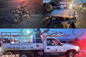Lee más sobre el artículo Motociclista y su acompañante resultan lesionados tras choque con camioneta en Tecomán
