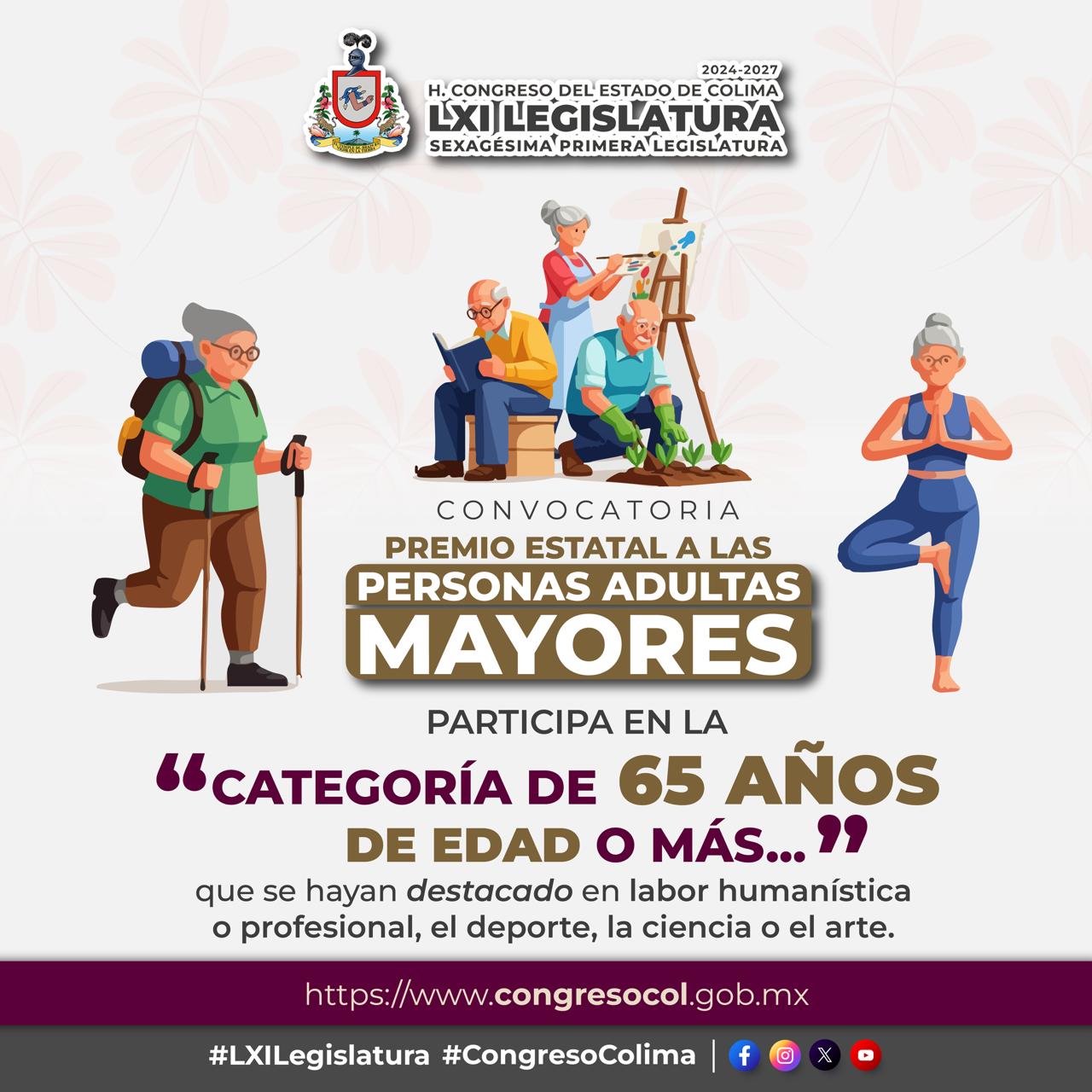 En este momento estás viendo Congreso del Estado busca reconocer la trayectoria y aportaciones de las personas adultas mayores