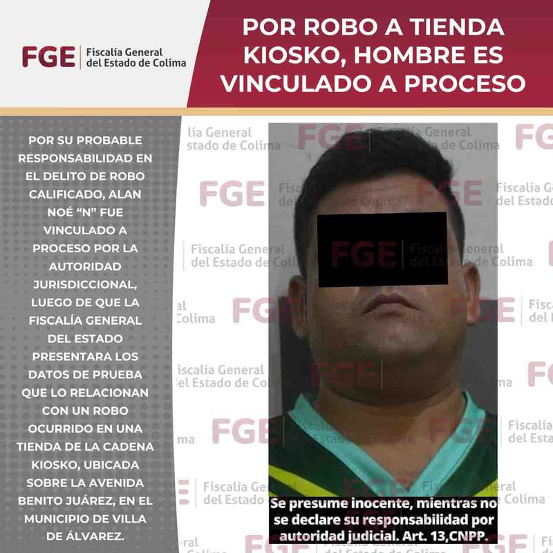 En este momento estás viendo Por robo a tienda Kiosko, hombre es vinculado a proceso