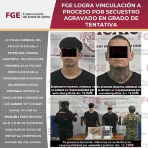 Lee más sobre el artículo FGE logra vinculación a proceso por secuestro agravado en grado de tentativa