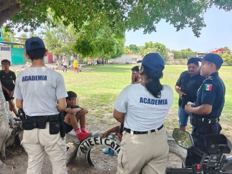 En este momento estás viendo Fuerza Juvenil Militarizada y Policía Estatal refuerzan acciones preventivas contra la extorsión telefónica