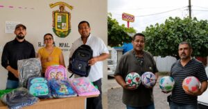 Lee más sobre el artículo Regidor Jorge González Magaña entrega apoyos escolares y deportivos en comunidades de Tecomán