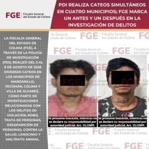 Lee más sobre el artículo Realizan cateos simultáneos en cuatro municipios; FGE marca un antes y un después en la investigación de delitos