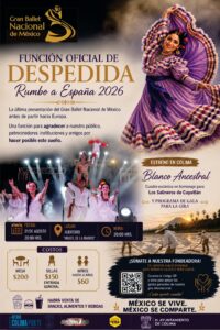 Lee más sobre el artículo Ayuntamiento de Colima invita a la función oficial de despedida del Gran Ballet Nacional de México