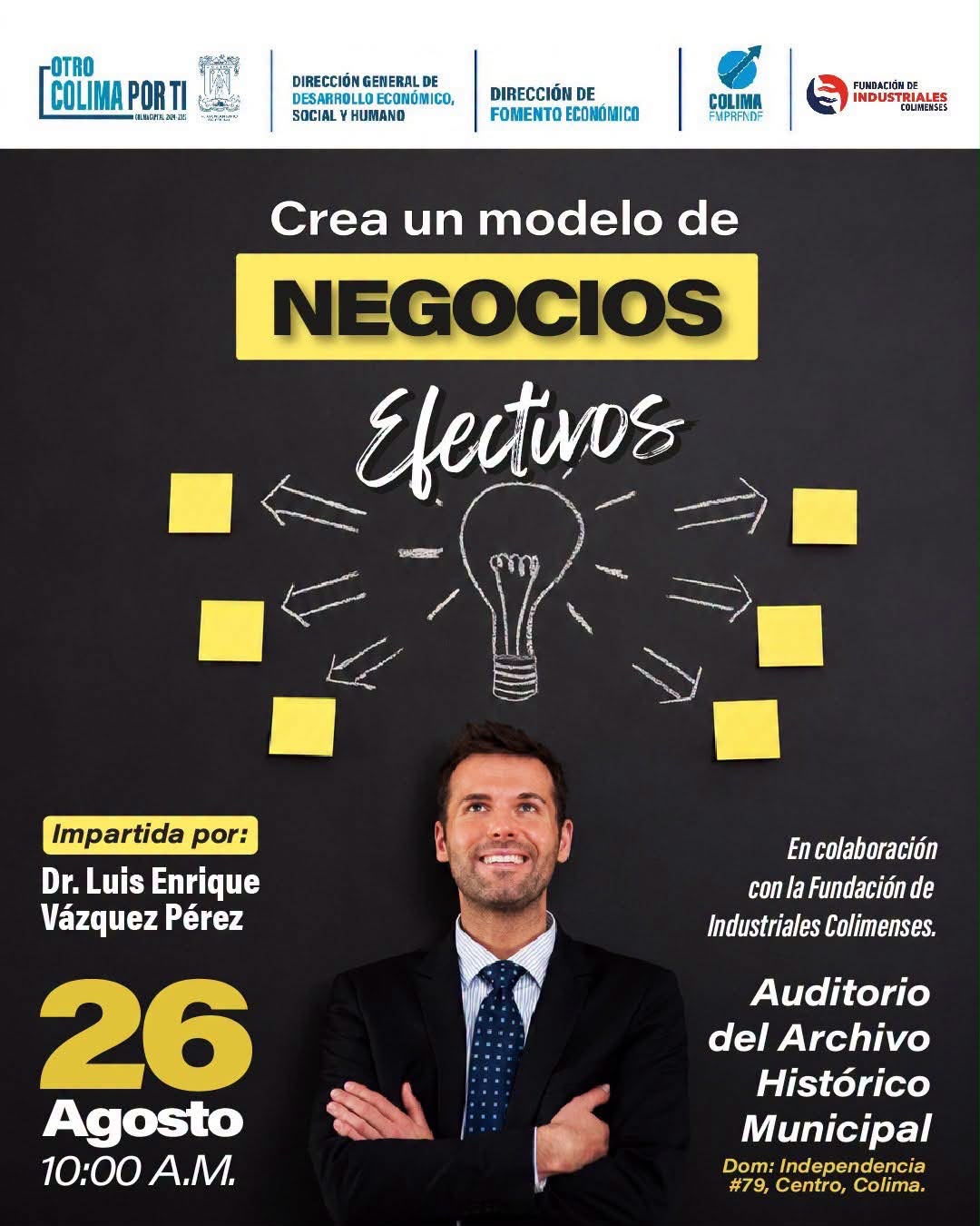 En este momento estás viendo Municipio de Colima ofrecerá conferencia gratuita para fortalecer el emprendimiento