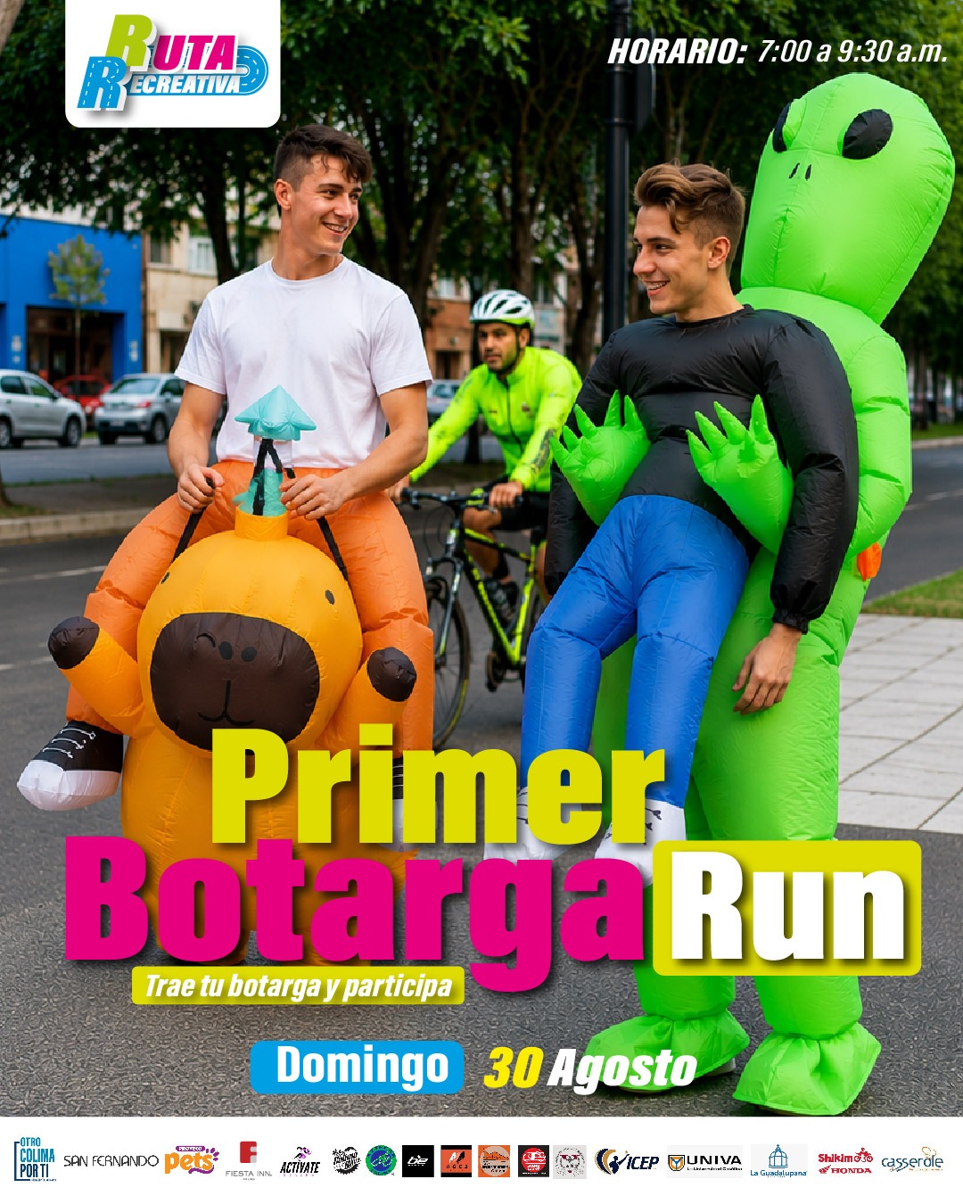 En este momento estás viendo Colima se prepara para una mañana de deporte y convivencia familiar con la “Ruta Recreativa”