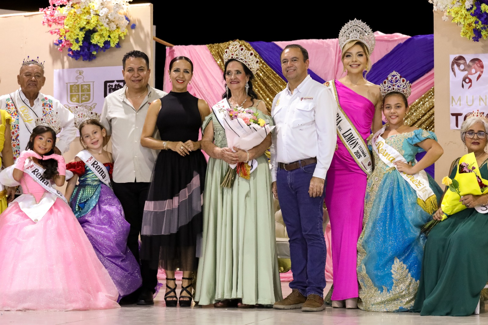 En este momento estás viendo DIF Tecomán y Gobierno Municipal celebran la elección y coronación de la Reina del Grupo de Adultos Mayores 2026