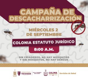 Lee más sobre el artículo Gobierno de Tecomán llevará jornada de descacharrización a la colonia Estatuto Jurídico