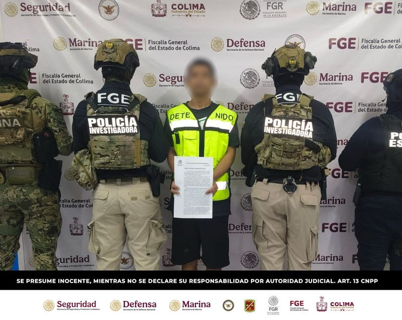 En este momento estás viendo Informan detención de presunto generador de violencia del Cartel Los Mezcales de Colima