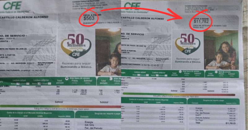 En este momento estás viendo Adultos mayores denuncian aumento de cobro de luz; de $563… a $11,782