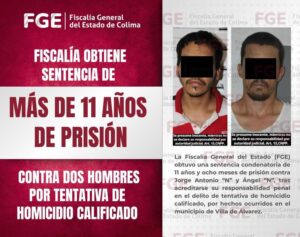 Lee más sobre el artículo FGE obtiene sentencia de más de 11 años de prisión contra dos hombres por tentativa de homicidio calificado