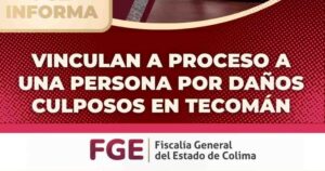 Lee más sobre el artículo Vinculan a proceso a una persona por daños culposos en Tecomán